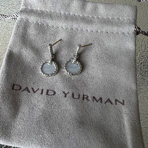 David Yurman Sterling Silver Elements Drop Earrings